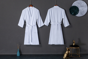 Peignoir Kimono en Coton Éponge 100% pour Hommes et Femmes, Grande Taille, Robe de Luxe pour Hôtel et Spa, Respirant, Doux, Absorbant, Séchage Rapide - Product Image 6