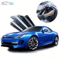 Film solaire isolant pour vitres de voiture COOL PRO 1mil 99% UVR 10% IRR Protection UV économique 5% VLT