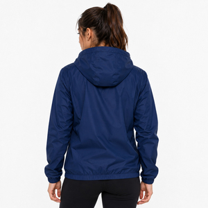 Veste coupe-vent personnalisée pour femmes, fermeture éclair, légère, en polyester, coupe-vent imperméable, veste d'hiver - Product Image 2