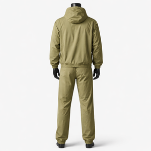 Customized Zipper Nylon <b>Jackets</b> and Nylon Track Pants Two Piece Set Jogging Tricot Lightweight Windproof Tracksuit Manufacture - Product Image 2