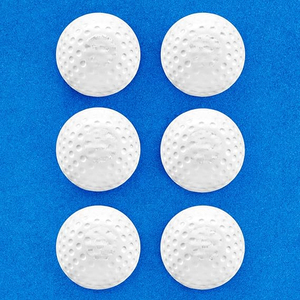 อุปกรณ์ฮอกกี้ประสิทธิภาพสูง ออกแบบและพิมพ์โลโก้ได้ตามต้องการ ลูกฮอกกี้น้ำแข็งและฮอกกี้สนามทำจากยางทนทาน - Product Image 1