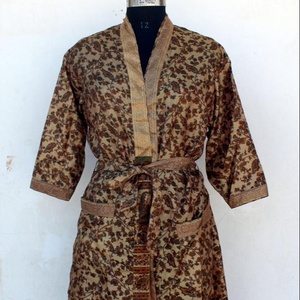 Robe Kimono pour femme, tenue romantique, longueur tunique, motif géométrique, imprimé Floral - Product Image 1