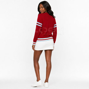 Cardigan en tricot personnalisé pour femmes de la sororité Cosh International, vêtements de créateur, manteau à manches longues, broderie, vêtements d'extérieur - Product Image 4