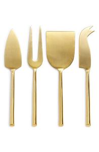 Elegante Juego de Cuchillos para Queso de Acero Inoxidable con Mango de Mármol, Diseño Minimalista, Apto para Lavavajillas, Ideal para Fiestas - Product Image 2