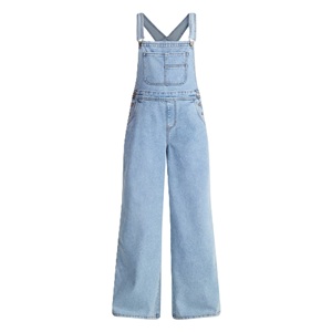 Overol de Mezclilla sin Mangas para Niños, de Spandex/Algodón, con Tirantes Ajustables y Botones Laterales, para Niñas - Product Image 2