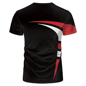 T-shirts personnalisés à sublimation, manches courtes, pour hommes, t-shirts imprimés par sublimation, prix raisonnable, OEM - Product Image 2