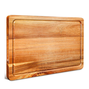Planche à découper en bois d'acacia épaisse, réversible et multi-usage Wanuocraft - Product Image 6