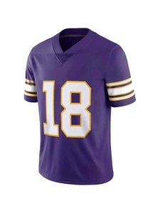 Uniforme de Rugby Bordado de Alta Calidad, Talla Grande, Color Morado, Transpirable, Uniforme de Fútbol Americano - Product Image 2