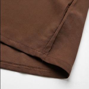 Túnicas Islámicas Musulmanas Hechas a Medida, Abaya con Color Personalizado, para Adultos, de Poliéster Sedoso, Cuello en V, Largo hasta el Tobillo, Ligeras y Modestas - Product Image 6