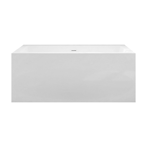 Freestanding Tub FW-5511-60 from Salvere Vietnam Modern Style Rectangle Shape <b>White</b> <b>Acrylic</b> Material for Residential Projects - Product Image 5
