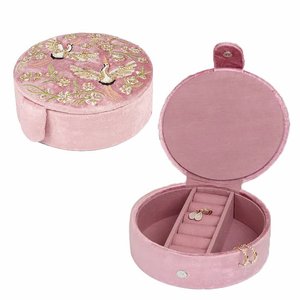 Boîte à bijoux haut de gamme, boîte d'emballage, organiseur, boîte à montres, boîte à bagues, boîte à bijoux en tissu velours magnétique par Whimsy Art Craft - Product Image 5