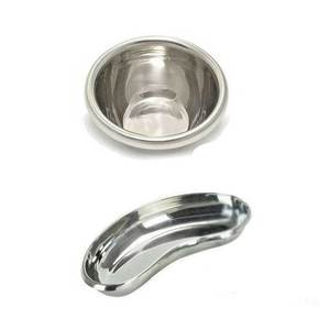 Reusable dressing kit stainless steel surgical forceps <b>scissors</b> tray bowl set hospital grade instruments - Product Image 4