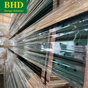 Powder Coating Heavy Duty Stainless Teardrop Pallet Rack Welded Upright Frame Corrosion Protection American Standard Made - Product Image 3