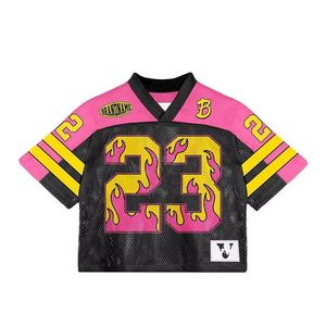 OEM Custom <b>Women</b> Mesh American Football Team Mesh Jersey Sublimation Breathable Quick Dry American Mesh Jersey - Product Image 1