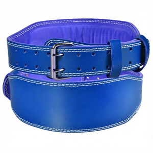 Ceinture de musculation en cuir de vachette réglable avec support dorsal et fermeture à boucle pour la musculation et le powerlifting - Product Image 5