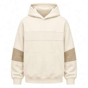 Sweat-shirt à capuche pour homme de qualité supérieure 2026, coupe classique, en molleton bouclette, couleur unie, avec poche, décontracté, pour l'automne - Product Image 1