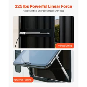 Attuatore Lineare ad Alta Velocità 12V, 25 cm, 225 libbre/1000N, Protezione IP54, Staffa di Montaggio, Cilindri - Product Image 2