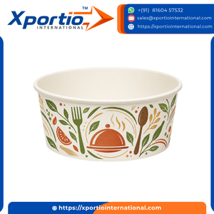 New Design Large 500ml Paper Salad <b>Bowl</b> Lid Full Color Printing Home Bulk Compostable Party Meal <b>Bowl</b> Restaurants Delivery Shops - Product Image 3