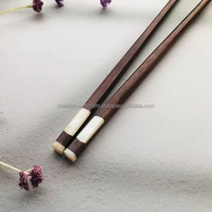 Palillos de madera reutilizables de alta calidad sin astillas, ligeros y de aspecto tradicional para regalos, hoteles, cafeterías y comidas diarias - Product Image 1