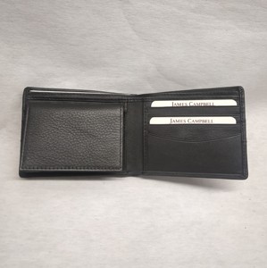 กระเป๋าสตางค์ผู้ชายแบบ RFID พร้อมช่องใส่บัตร  วัสดุหนัง  แบบพับได้  บุโพลีเอสเตอร์  หนังวัวแท้  ชุดของขวัญ  รับทำแบรนด์ตามสั่ง  กระเป๋าเดินทางขนาดเล็ก - Product Image 2
