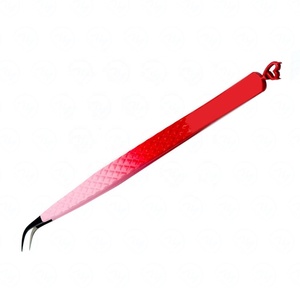 Pince à épiler papillon de précision en acier inoxydable spécial, durable, pour extensions de cils, outil pour extensions de cils artificiels - Product Image 2