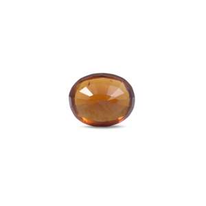 Hessonita Natural de Corte Ovalado, Gema Suelta de 6.3 Quilates para Joyería Fina - Product Image 2
