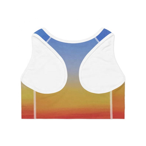 Sujetador deportivo transpirable para mujer, tela elástica transpirable, absorbe la humedad, secado rápido, soporte, ajuste cómodo, uso deportivo, bajo costo. - Product Image 3