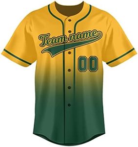Nouveau maillot de baseball imprimé tendance, personnalisé avec le nom et le numéro de l'équipe, chemise pour fans de sport, maillot unisexe pour hommes et femmes - Product Image 3