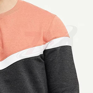 Sweat-shirts classiques à col rond, surdimensionnés, de haute qualité, épais, à double couche, à manches longues, vêtements pour hommes, services de conception - Product Image 5