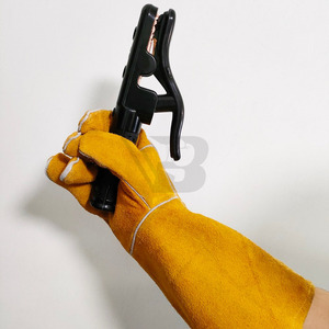 Guantes de Soldadura TIG MIG / Guantes de Seguridad de Cuero Vacuno para Soldadura, Precio de Mayoreo - Product Image 6