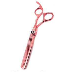Ciseaux de coiffure professionnels en acier inoxydable 440C, lame tranchante, manche long en acier, non pliables, pour droitiers, usage en salon, 30 - Product Image 1