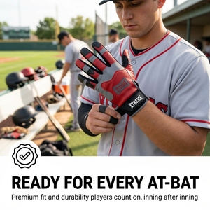 Gants de frappe de baseball professionnels, gants de frappe anti-humidité, légers, adaptés à l'entraînement en cage de frappe de baseball - Product Image 6