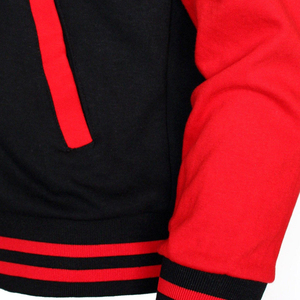 Blouson universitaire unisexe en laine, style streetwear, personnalisé, à capuche, col montant, avec logo frontal, motif géométrique, le plus vendu - Product Image 4