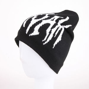 Bonnet tendance Y2K en mohair duveteux à motif araignée, style streetwear, bonnet unisexe chaud pour l'hiver, style goth Harajuku - Product Image 4
