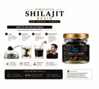 Résine de Shilajit de l'Himalaya OEM 30g Qualité Alimentaire 100% Originale 82%+ Acide Fulvique Soutien Énergie et Endurance Extraction Sauvage