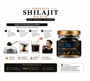 OEM Premium Himalayan Shilajit Resin 30g Gold Grade 100% Original Shilajit with 82%+ Fulvic Acid for Energy & Stamina Support - Product Image 4