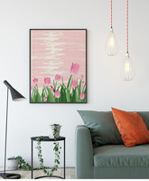 Cadre photo flottant en aluminium en gros, cadre en métal fin en forme de L pour toile, décoration murale moderne, cadre photo, plusieurs couleurs, personnalisable