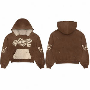 Wholesale Custom All Over 3D Printing Silk Screen Printed Logo <b>Winter</b> <b>Fleece</b> Heavyweight 100% Cotton Men's Streetwear Hoodies - Product Image 1