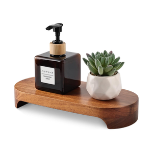 High Quality Acacia Wooden Decorative Trays Home Decor Wooden <b>Riser</b> for Bathroom Counter Wholesale by Vietnamese - Product Image 2
