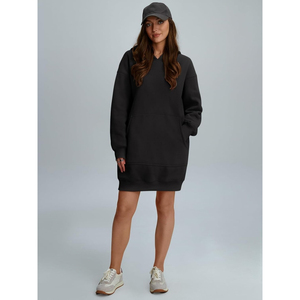 Women's Oversized Hoodie Casual Loose Fit Pullover Sweatshirt <b>Long</b> Sleeve Hooded <b>Top</b> with Kangaroo Pocket for Streetwear - Product Image 5