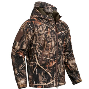 GRACE <b>SIGN</b> Unisex Waterproof Soft <b>Shell</b> Winter Hunting Jacket Camouflage - Product Image 1