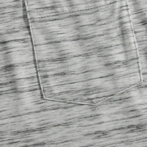 Camiseta sin mangas gris jaspeado para hombre al por mayor - Camiseta sin mangas con textura slub - Chaleco casual de verano para hombre con logo personalizado - Product Image 5