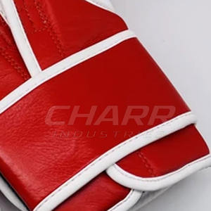 Gants de boxe en cuir légers avec coutures robustes, antidérapants et sangle de poignet réglable pour l'entraînement prolongé en promotion - Product Image 5