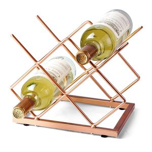 Luxury wine <b>rack</b> modern wine stand geometric wine <b>rack</b> wine bottle organiser decorative wine holder tabletop - Product Image 2