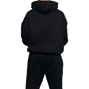 Sweat à capuche personnalisé pour homme, 100% coton molletonné, imprimé, épaules tombantes, coupe oversize, longueur longue, fournisseur pakistanais, fermeture éclair épaisse - Product Image 3