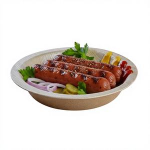 Premium Quality Palm Leaf <b>Plates</b> with Elegant <b>Disposable</b> Dinnerware <b>Plates</b> for Birthdays Festivals and Celebrations for Export - Product Image 2