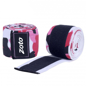 Camouflage Elastic Knee Support <b>Wraps</b> with Custom Logo Heavy Duty <b>Gym</b> Leg Compression <b>Wraps</b> Bulk Wholesale - Product Image 6