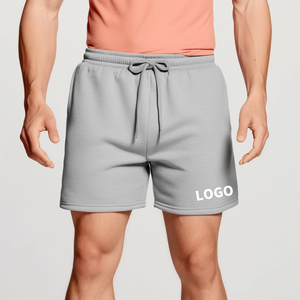 Pantalones Cortos Deportivos de Alta Calidad para Hombre, Marca Personalizada, Estilo Urbano, con Toalla de Lona, Poliéster Grueso, Cintura Media, Cordón Ajustable, Transpirables y de Secado Rápido - Product Image 1