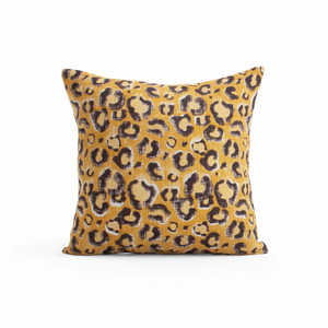 Fundas de cojín con estampado de leopardo y cremallera, modernas, bohemias, de lona de algodón, cuadradas, de 16x16 pulgadas, para el hogar, hotel, regalos. - Product Image 1