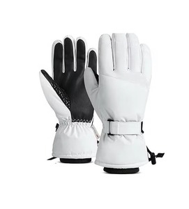 Skiing Snow <b>Gloves</b> Cotton Fingers <b>Warm</b> Extreme Cold Weather Palm Anti Slip Abrasion Resistance High Speed Outdoor Activities Des - Product Image 1